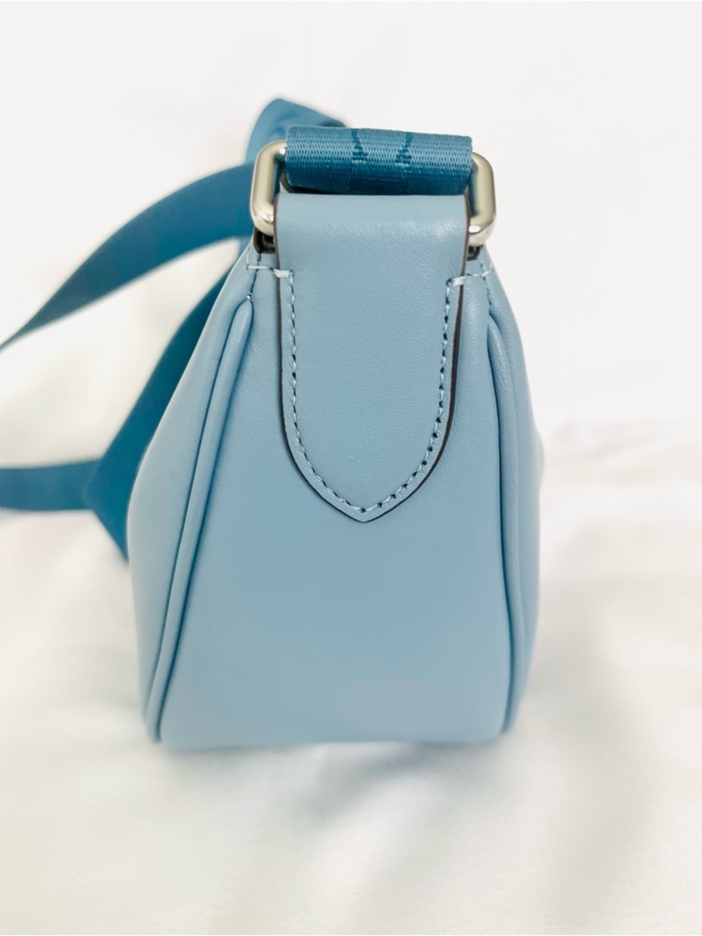 *AUTHENTIC* COACH PACE CROSSBODY BAG STYLE CT644 CORNFLOWER BLUE MSRP $400! - Picture 9 of 16